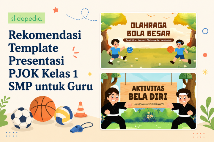 Rekomendasi Template Presentasi PJOK Kelas 1 SMP untuk Guru