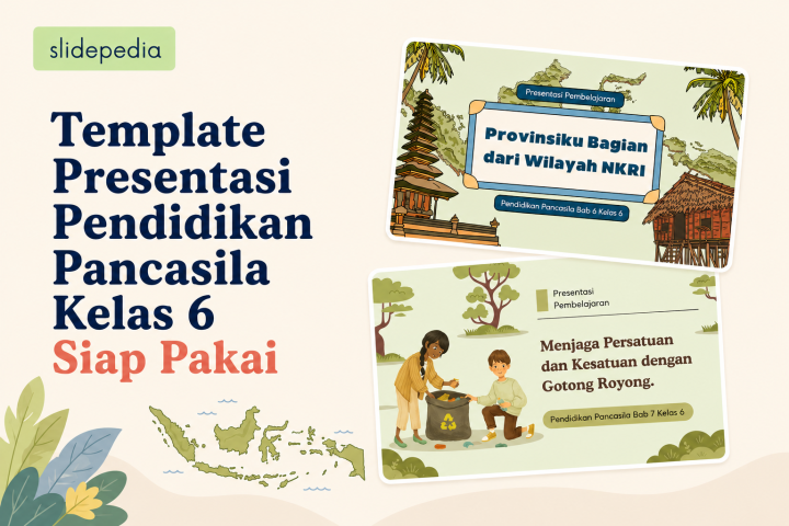 Template Presentasi Pendidikan Pancasila Kelas 6 Siap Pakai