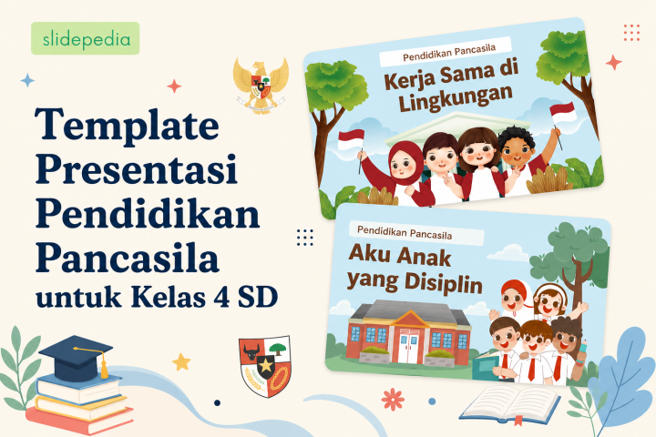 Template Presentasi Pendidikan Pancasila untuk Kelas 4 SD