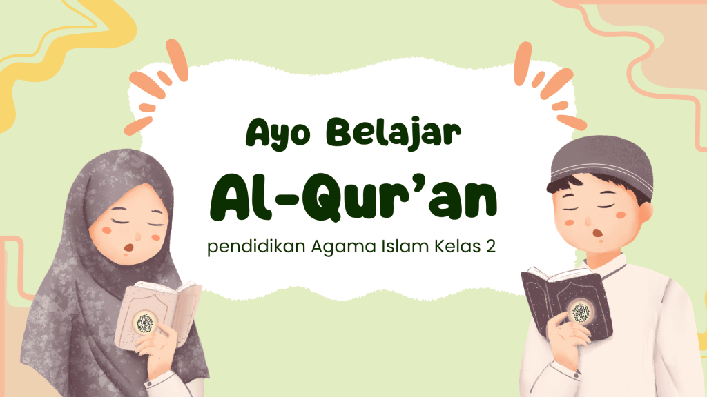 desain template presentasi PAI kelas 2 bab 1