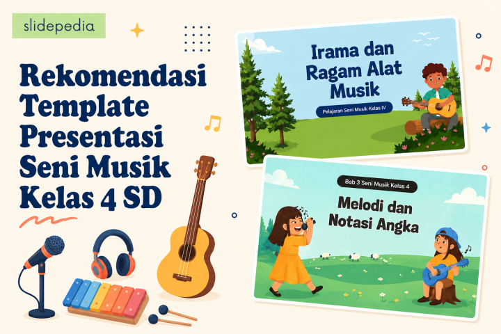 Rekomendasi Template Presentasi Seni Musik Kelas 4 SD