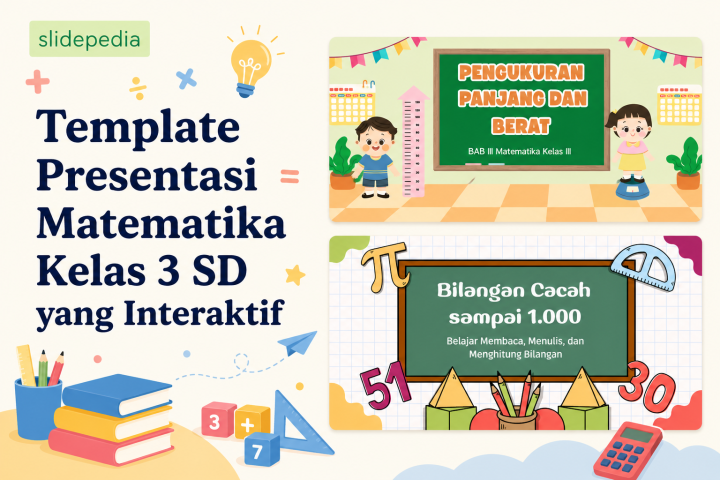 Template Presentasi Matematika Kelas 3 SD yang Interaktif