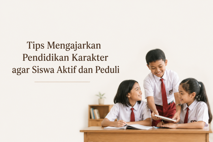 Tips Mengajarkan Pendidikan Karakter agar Siswa Aktif dan Peduli
