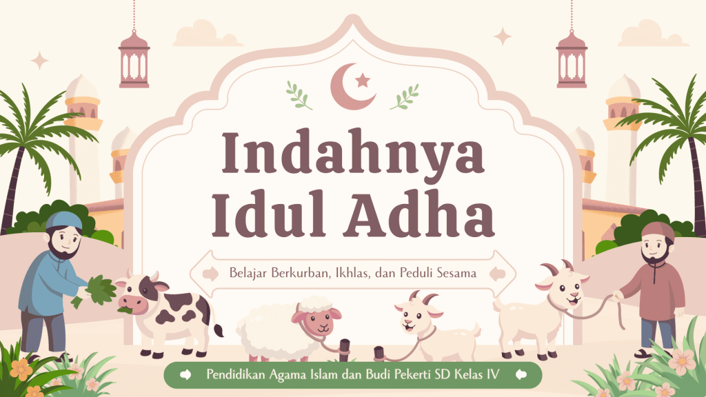 template presentasi materi Idul Adha