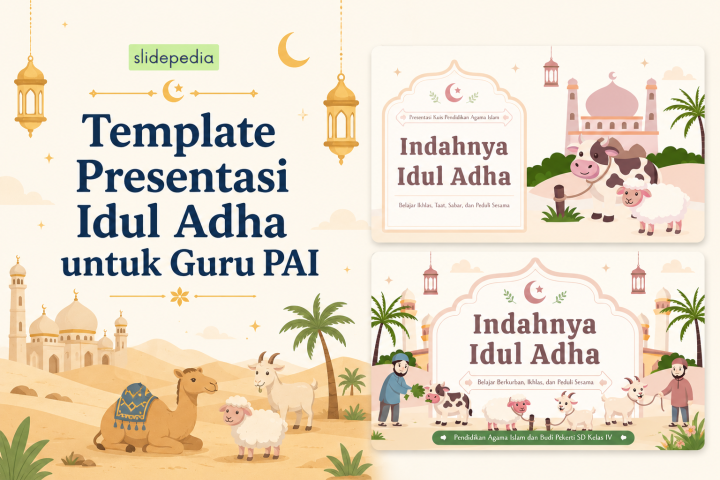 Template Presentasi Idul Adha untuk Guru PAI