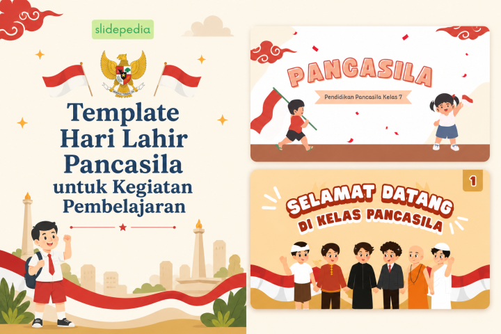 Template Hari Lahir Pancasila untuk Kegiatan Pembelajaran