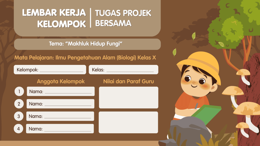 kit pembelajaran fungi
