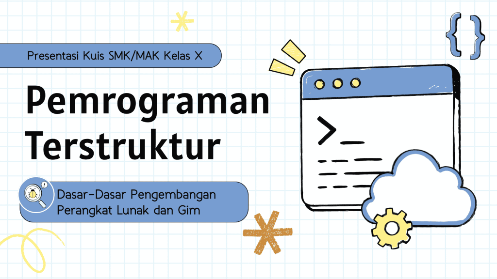 contoh kit pembelajaran pemrograman terstruktur