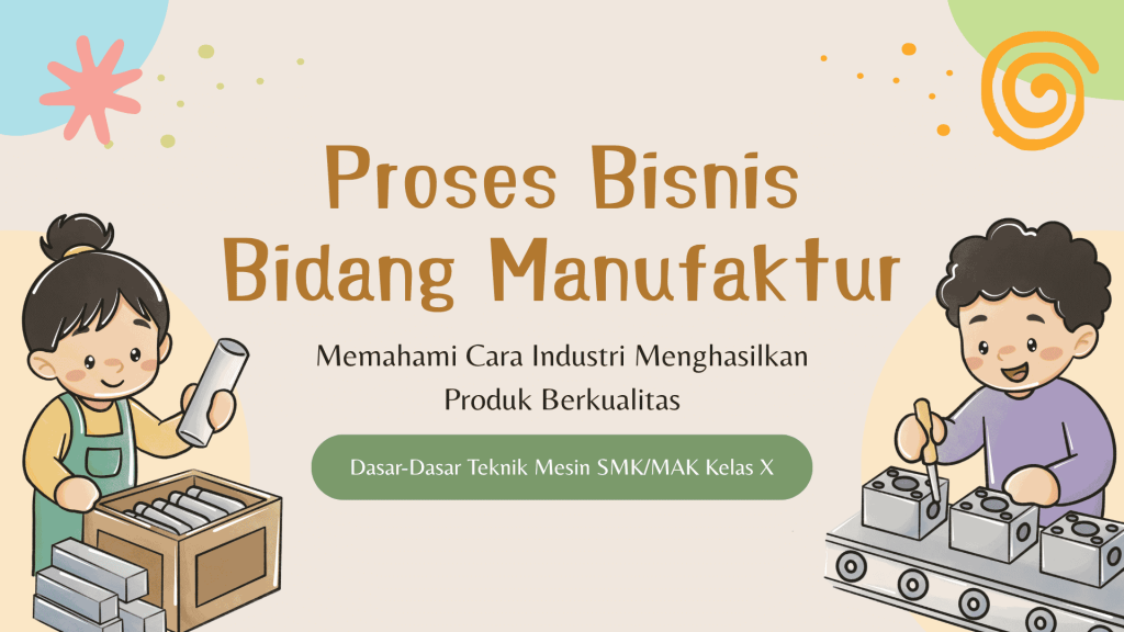 presentasi materi dalam kit proses bisnis bidang manufaktur