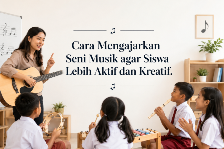 Cara Mengajarkan Seni Musik agar Siswa Lebih Aktif dan Kreatif