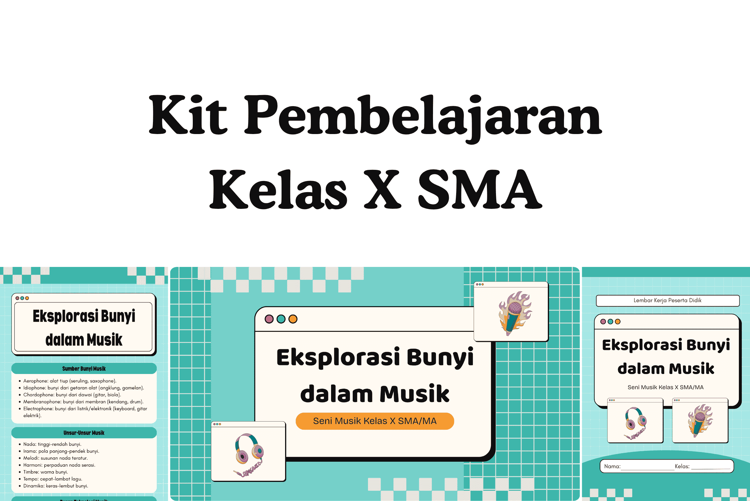 Rekomendasi Kit Pembelajaran Eksplorasi Bunyi dalam Musik
