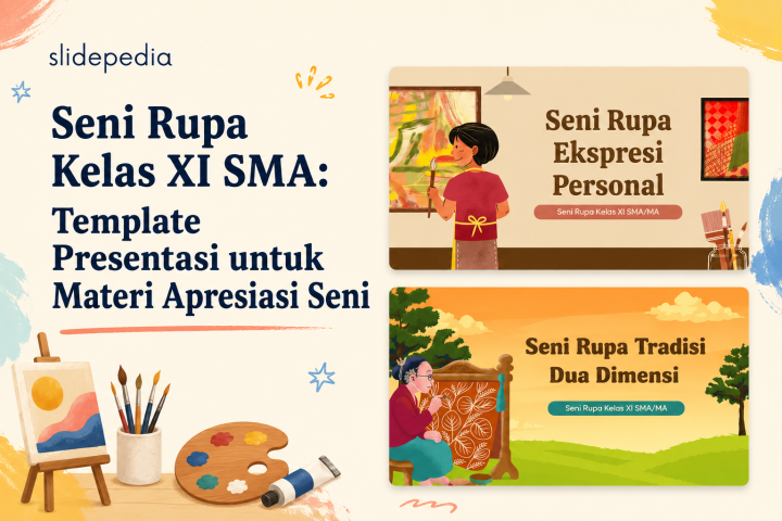 Seni Rupa Kelas XI SMA: Template Presentasi untuk Materi Apresiasi Seni