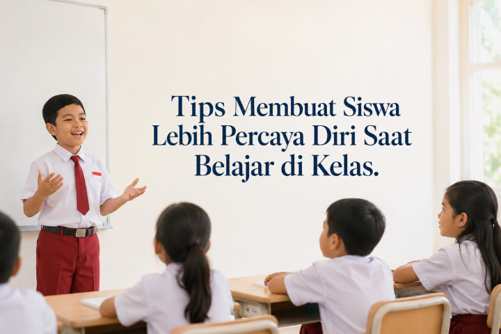 Tips Membuat Siswa Lebih Percaya Diri Saat Belajar di Kelas