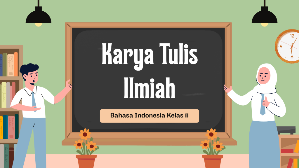 template presentasi Bahasa Indonesia kelas XI SMA
