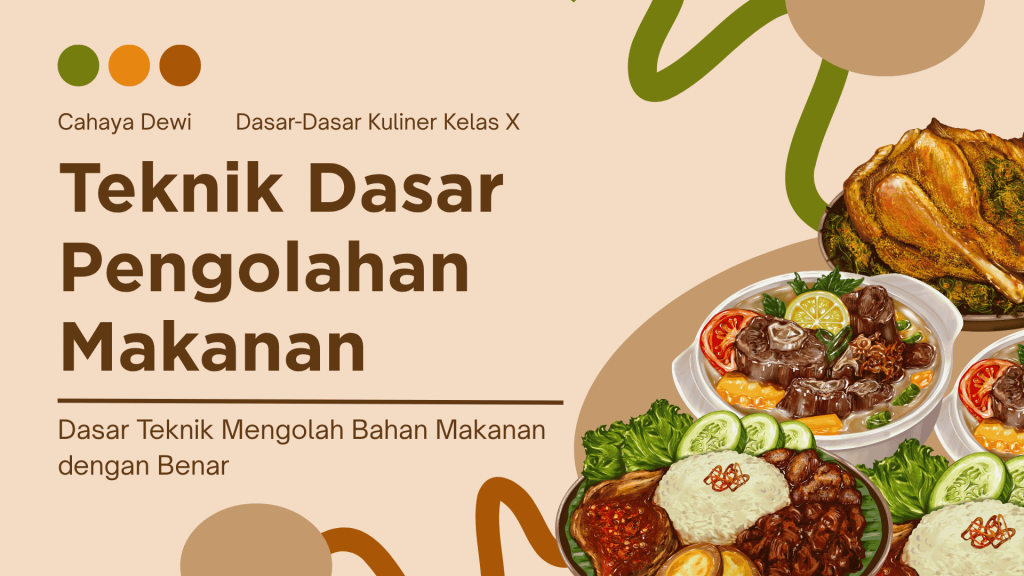 template presentasi dasar-dasar kuliner semester 2
