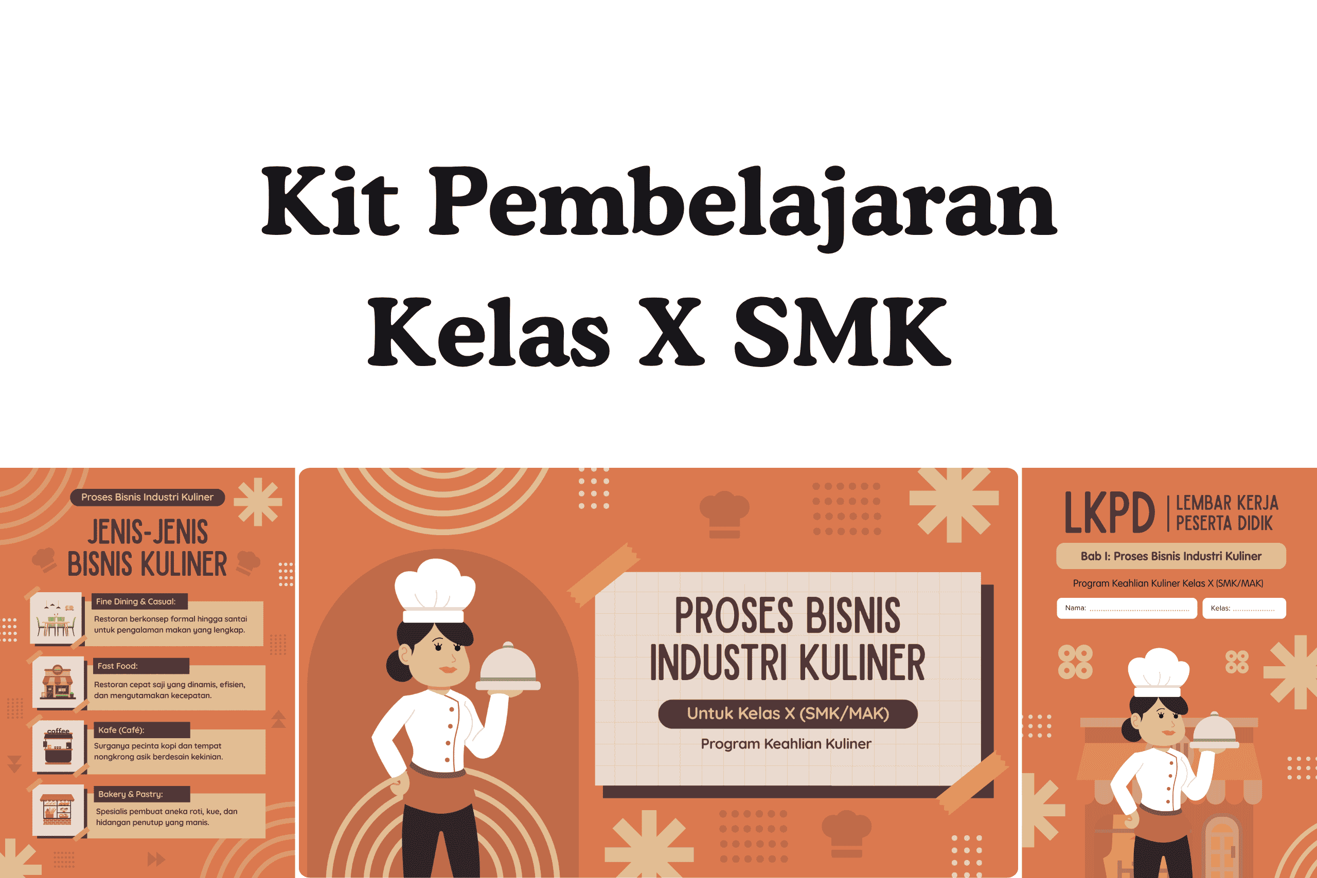 Gambar utama artikel: Proses Bisnis Industri Kuliner dalam Satu Kit Pembelajaran