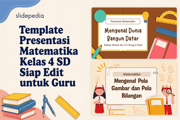 Template Presentasi Matematika Kelas 4 SD Siap Edit untuk Guru