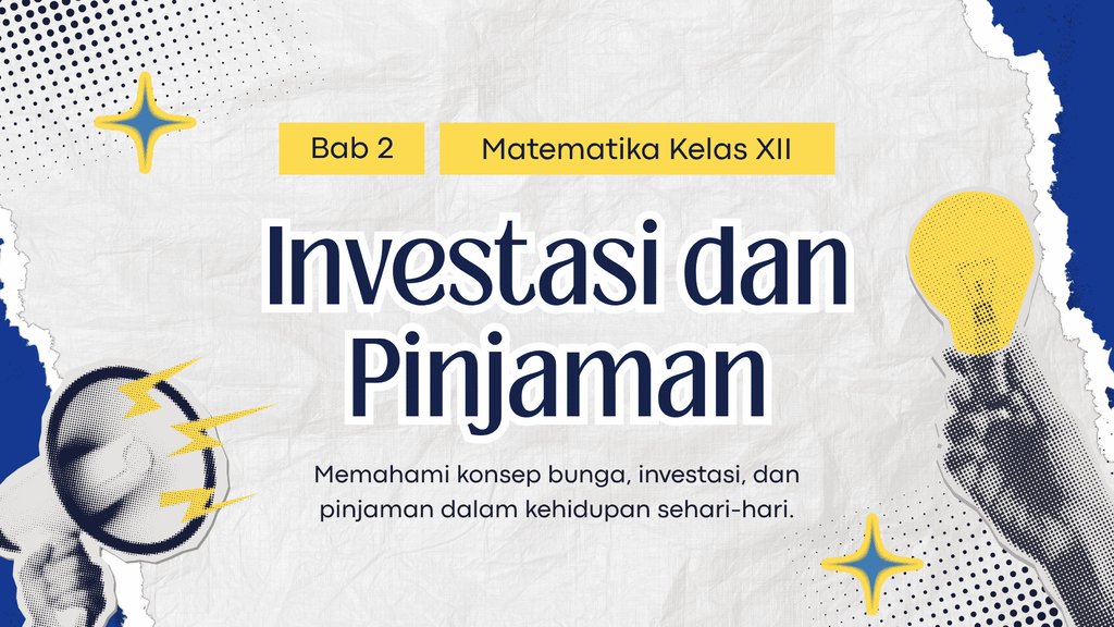 investasi dan pinjaman melalui kit pembelajaran