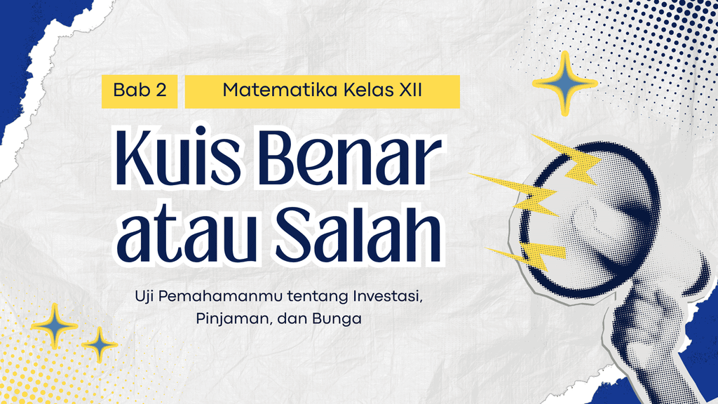 investasi dan pinjaman melalui kit pembelajaran