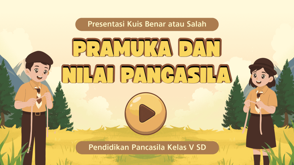 template presentasi Hari Pramuka
