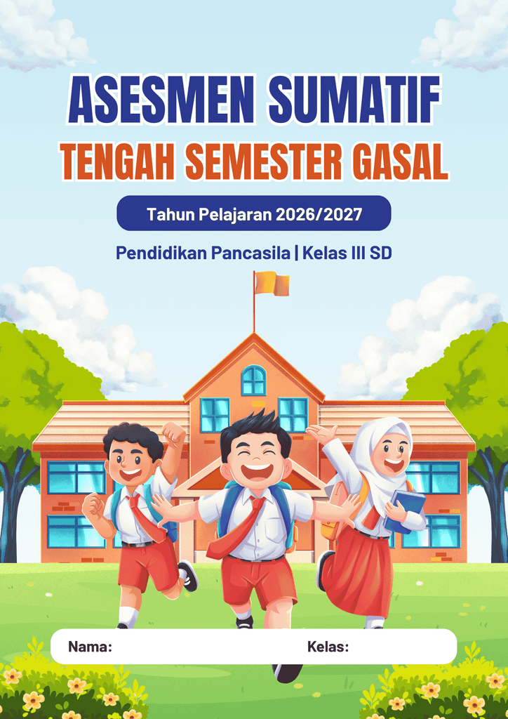 template ASTS Kelas 3 SD