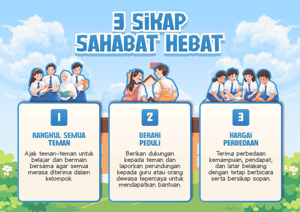 poster perundungan untuk kampanye anti-bullying