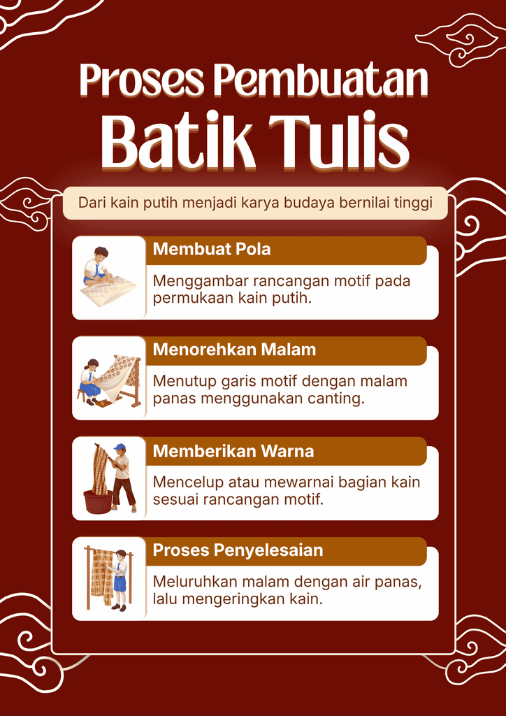 pembelajaran Hari Batik dengan poster
