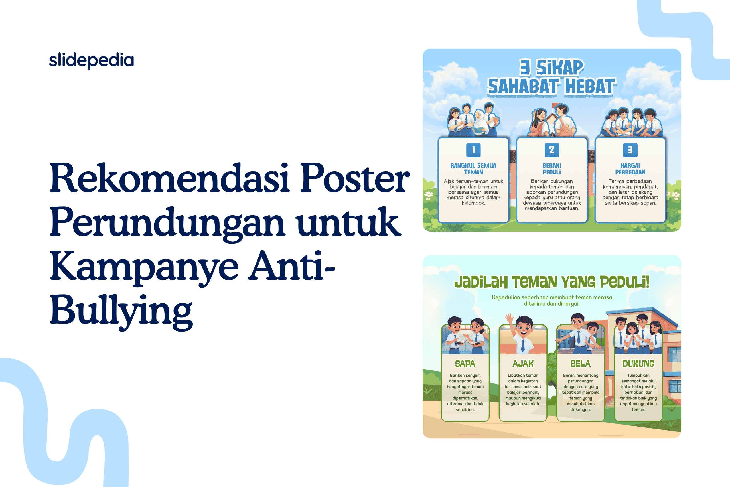 Rekomendasi Poster Perundungan untuk Kampanye Anti-Bullying