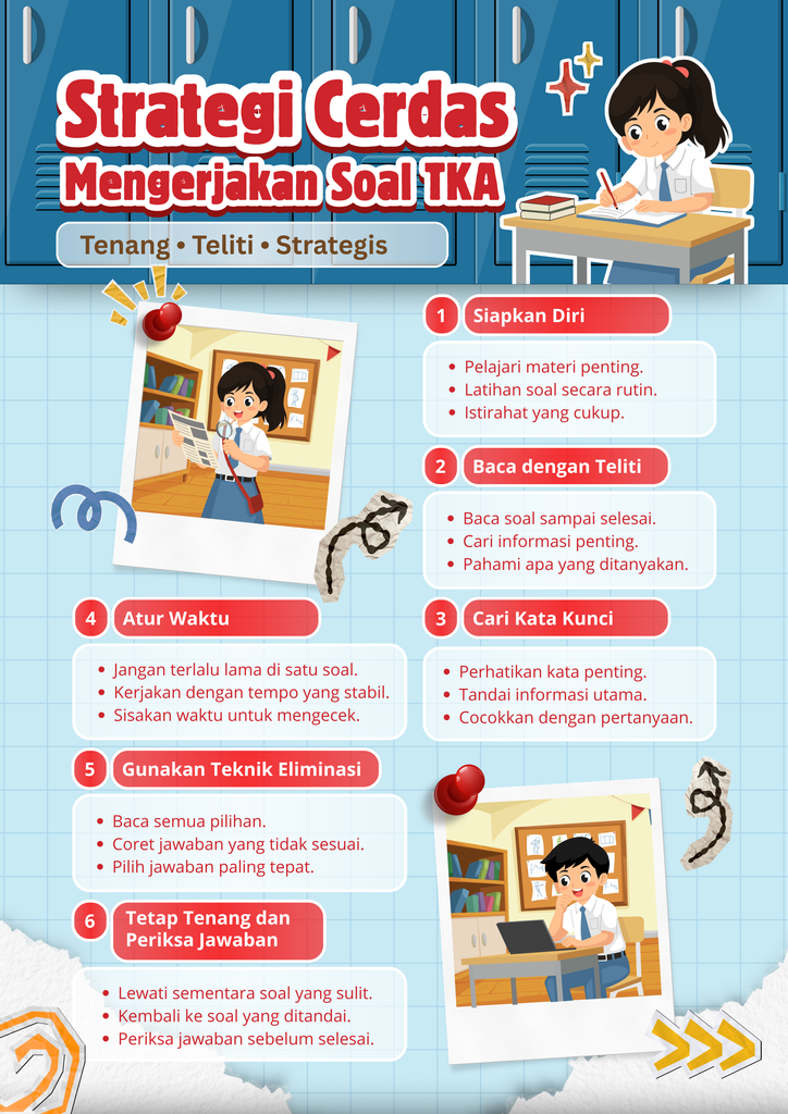 cara menghadapi TKA tanpa rasa panik